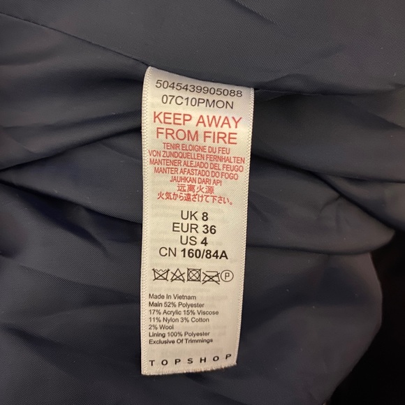 Topshop Pea Coat - Picture 3 of 3